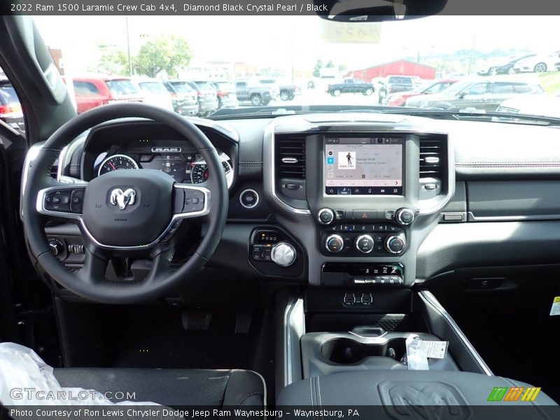 Diamond Black Crystal Pearl / Black 2022 Ram 1500 Laramie Crew Cab 4x4