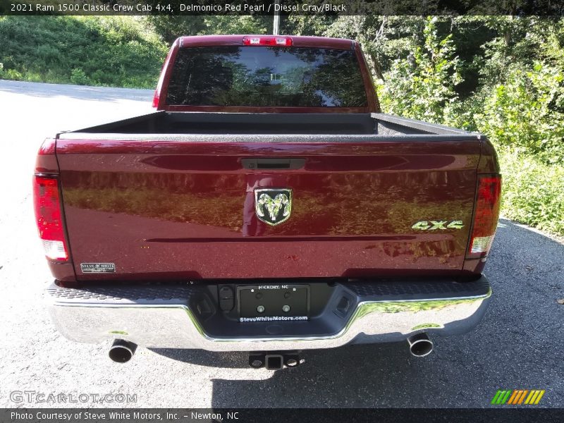 Delmonico Red Pearl / Diesel Gray/Black 2021 Ram 1500 Classic Crew Cab 4x4