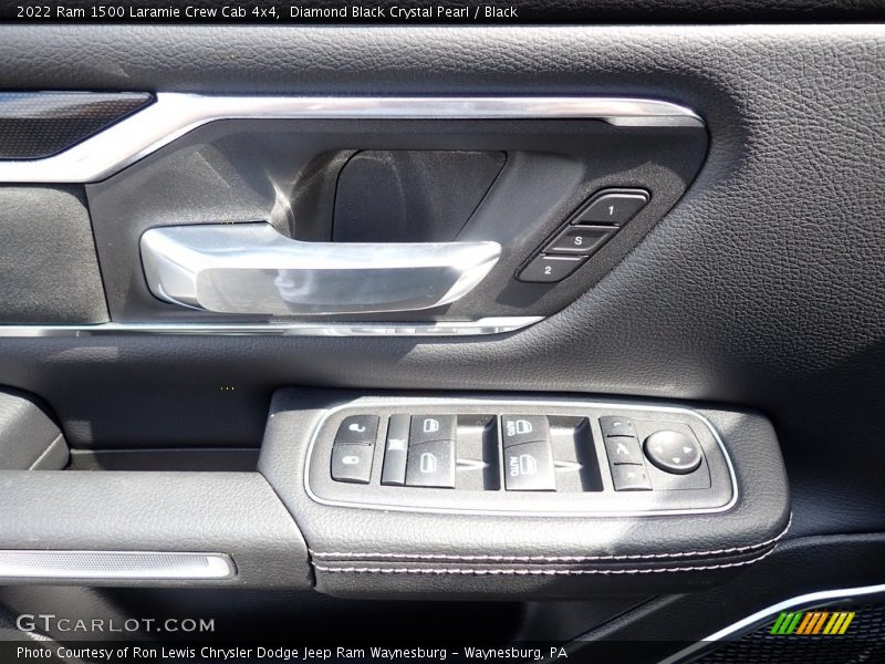 Diamond Black Crystal Pearl / Black 2022 Ram 1500 Laramie Crew Cab 4x4