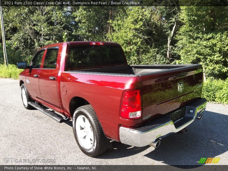 Delmonico Red Pearl / Diesel Gray/Black 2021 Ram 1500 Classic Crew Cab 4x4