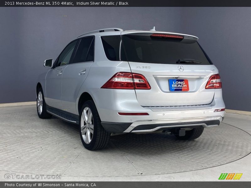 Iridium Silver Metallic / Black 2013 Mercedes-Benz ML 350 4Matic