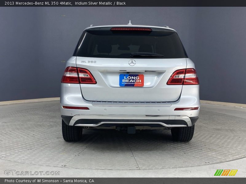 Iridium Silver Metallic / Black 2013 Mercedes-Benz ML 350 4Matic