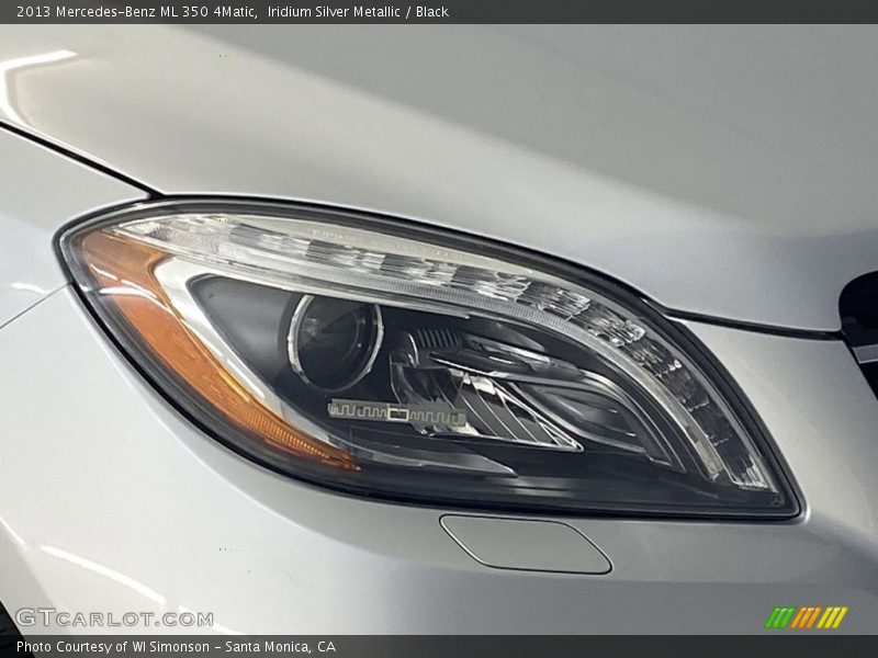Iridium Silver Metallic / Black 2013 Mercedes-Benz ML 350 4Matic
