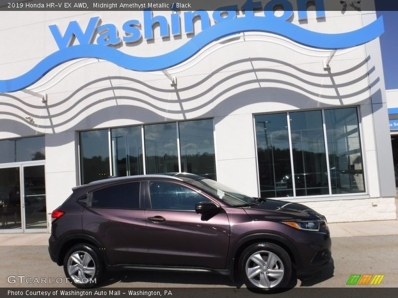 Midnight Amethyst Metallic / Black 2019 Honda HR-V EX AWD