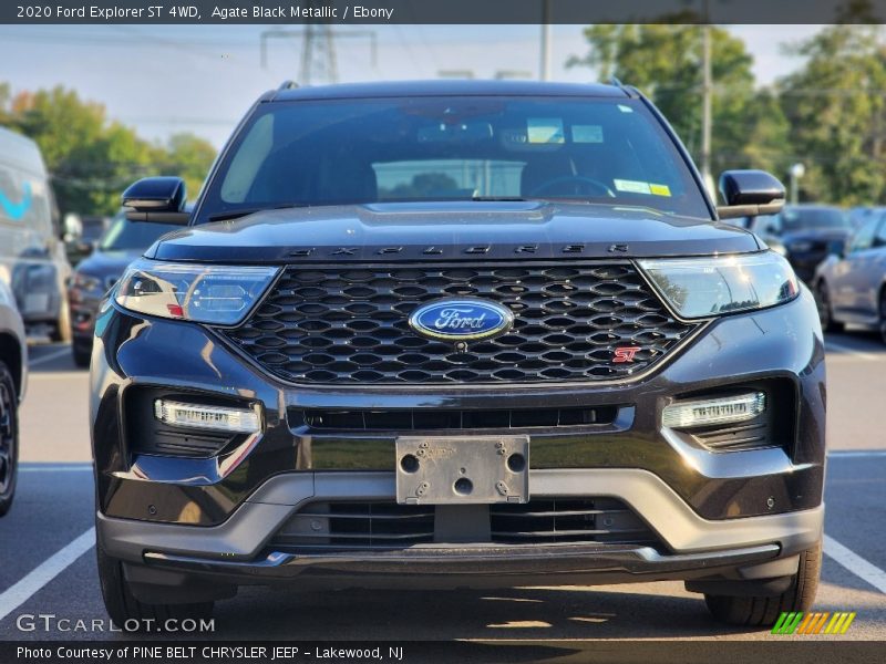Agate Black Metallic / Ebony 2020 Ford Explorer ST 4WD