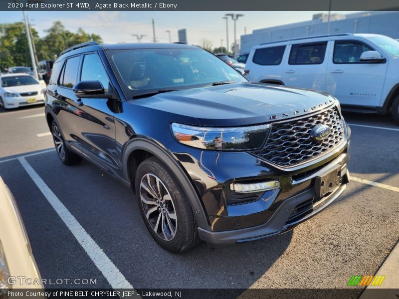 Agate Black Metallic / Ebony 2020 Ford Explorer ST 4WD