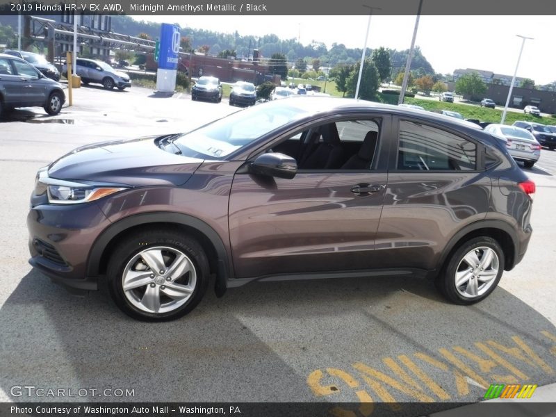Midnight Amethyst Metallic / Black 2019 Honda HR-V EX AWD
