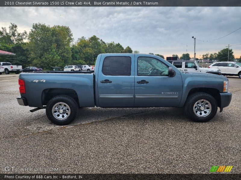 Blue Granite Metallic / Dark Titanium 2010 Chevrolet Silverado 1500 LS Crew Cab 4x4