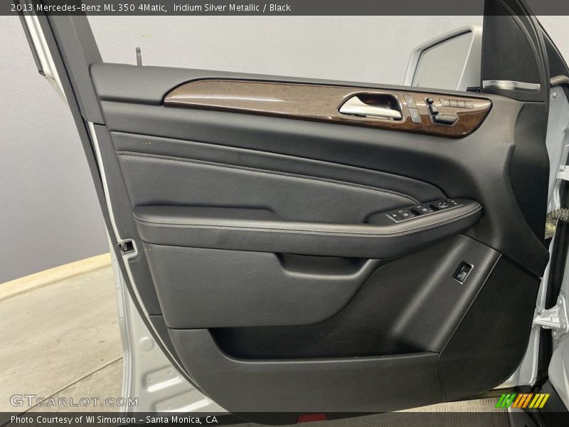 Iridium Silver Metallic / Black 2013 Mercedes-Benz ML 350 4Matic