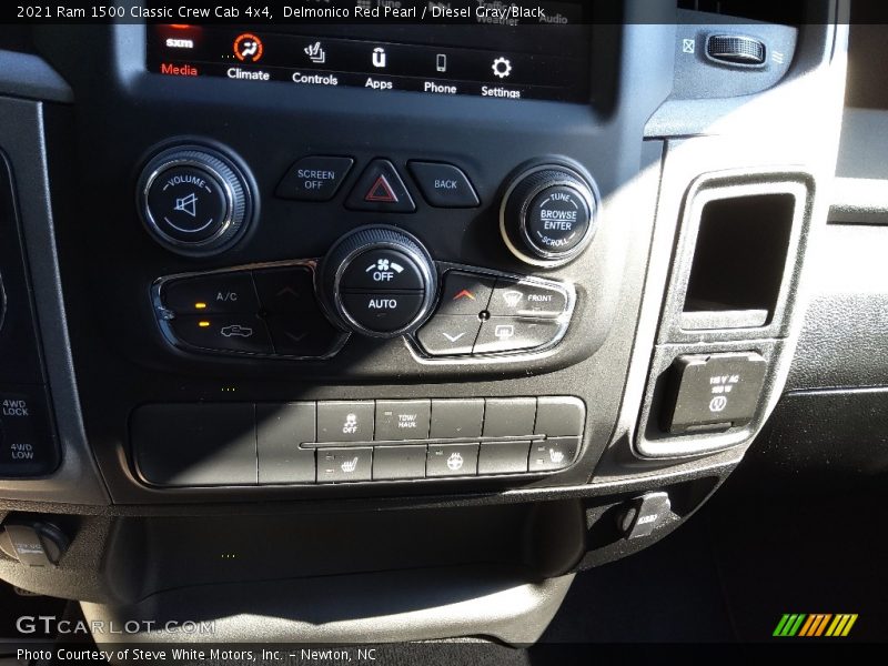 Delmonico Red Pearl / Diesel Gray/Black 2021 Ram 1500 Classic Crew Cab 4x4