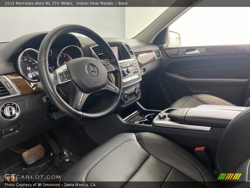 Iridium Silver Metallic / Black 2013 Mercedes-Benz ML 350 4Matic