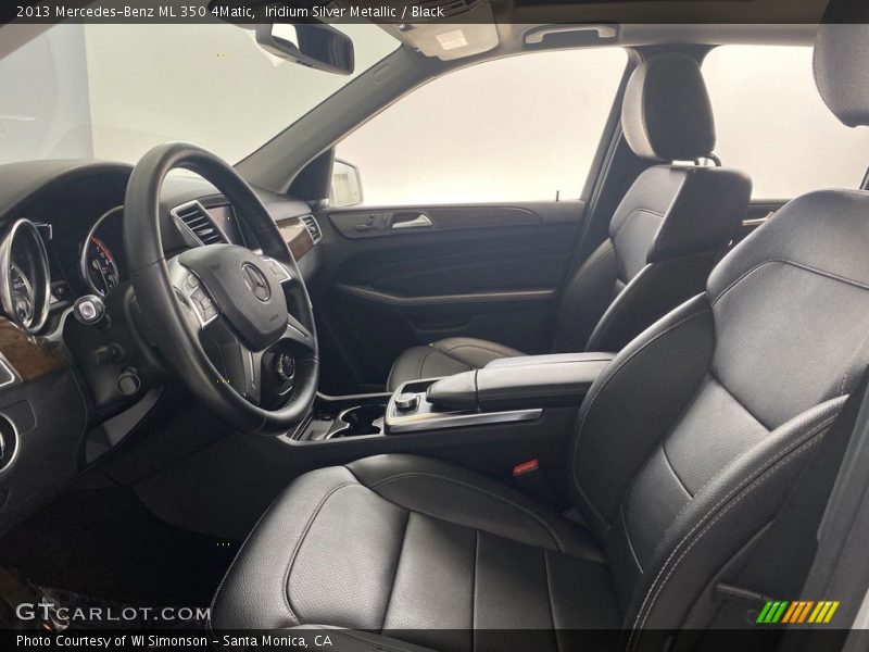 Iridium Silver Metallic / Black 2013 Mercedes-Benz ML 350 4Matic