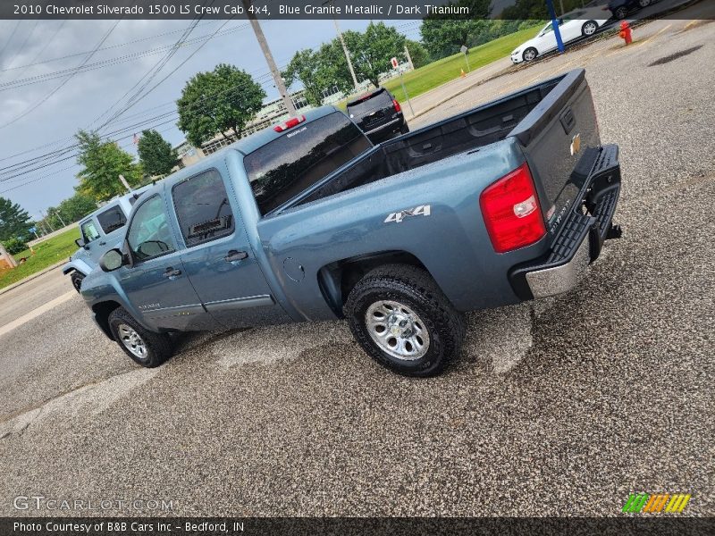 Blue Granite Metallic / Dark Titanium 2010 Chevrolet Silverado 1500 LS Crew Cab 4x4