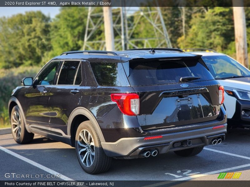 Agate Black Metallic / Ebony 2020 Ford Explorer ST 4WD