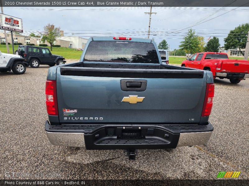 Blue Granite Metallic / Dark Titanium 2010 Chevrolet Silverado 1500 LS Crew Cab 4x4
