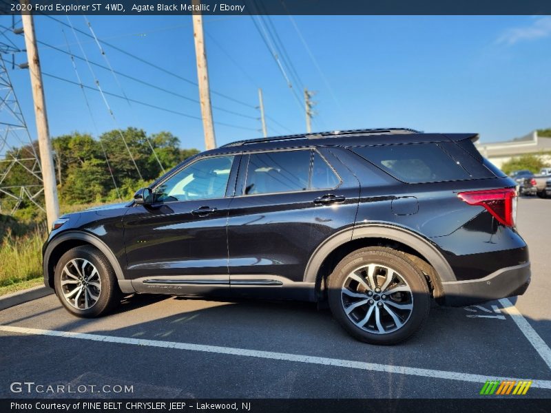 Agate Black Metallic / Ebony 2020 Ford Explorer ST 4WD