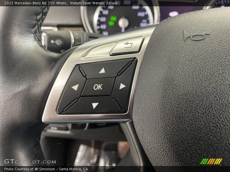 Iridium Silver Metallic / Black 2013 Mercedes-Benz ML 350 4Matic