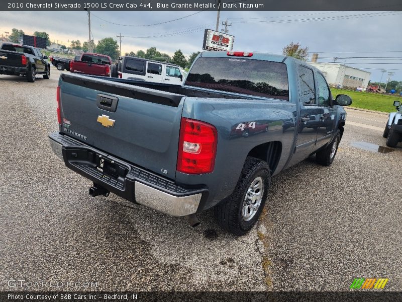 Blue Granite Metallic / Dark Titanium 2010 Chevrolet Silverado 1500 LS Crew Cab 4x4