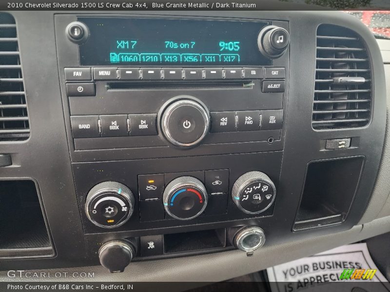 Blue Granite Metallic / Dark Titanium 2010 Chevrolet Silverado 1500 LS Crew Cab 4x4