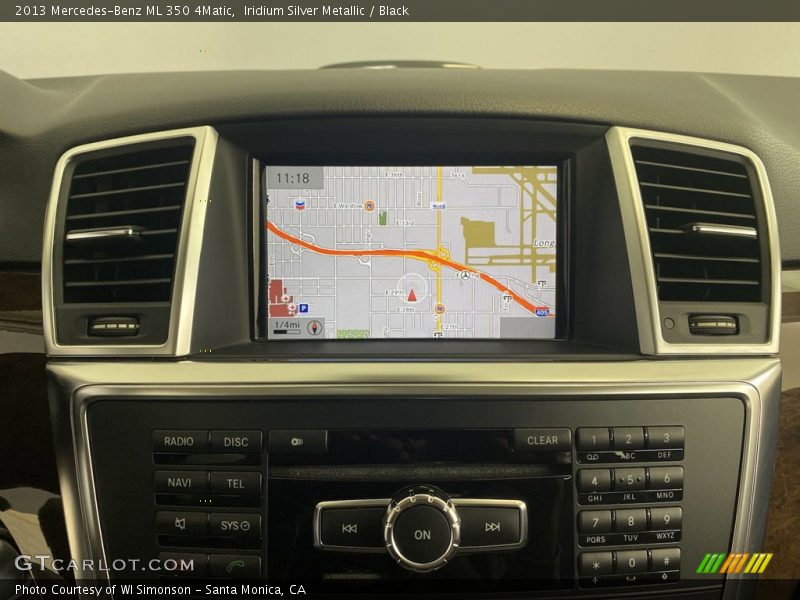 Iridium Silver Metallic / Black 2013 Mercedes-Benz ML 350 4Matic