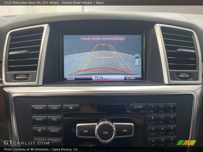 Iridium Silver Metallic / Black 2013 Mercedes-Benz ML 350 4Matic