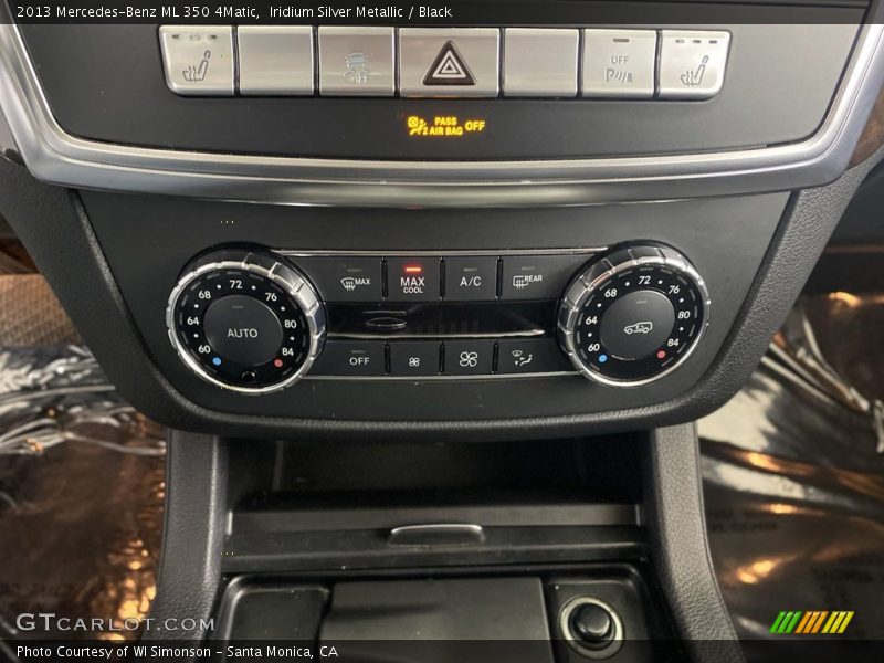 Iridium Silver Metallic / Black 2013 Mercedes-Benz ML 350 4Matic