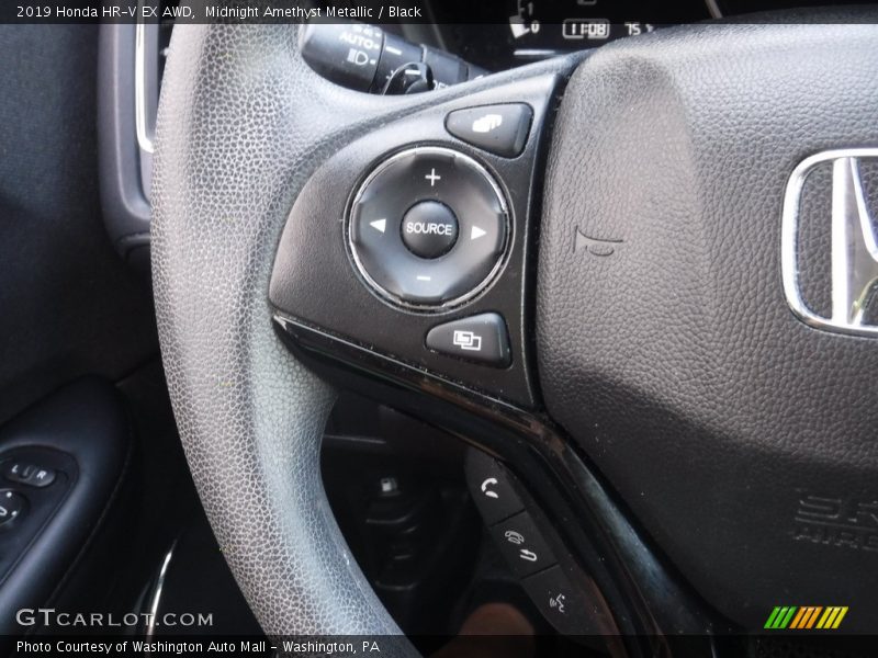 Midnight Amethyst Metallic / Black 2019 Honda HR-V EX AWD