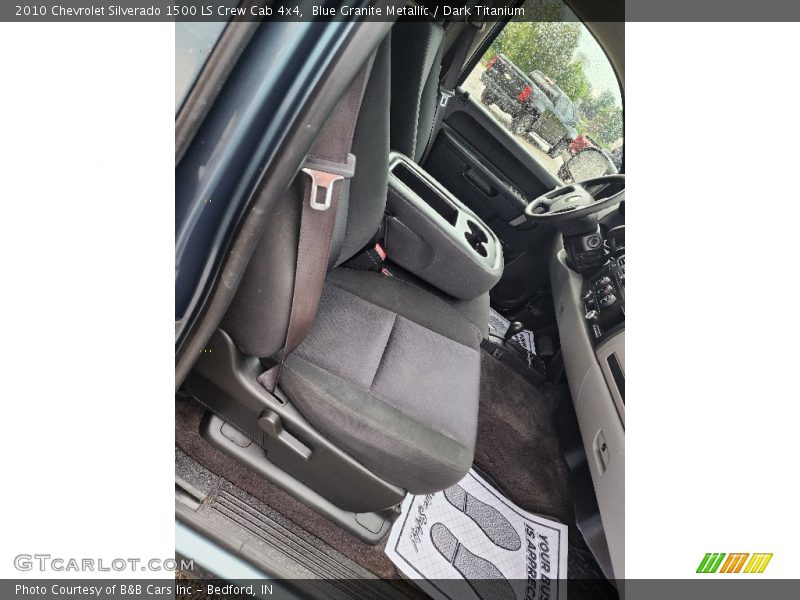 Blue Granite Metallic / Dark Titanium 2010 Chevrolet Silverado 1500 LS Crew Cab 4x4
