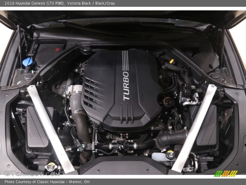  2019 Genesis G70 RWD Engine - 3.3 Liter Twin-Turbocharged DOHC 24-Valve D-CVVT V6