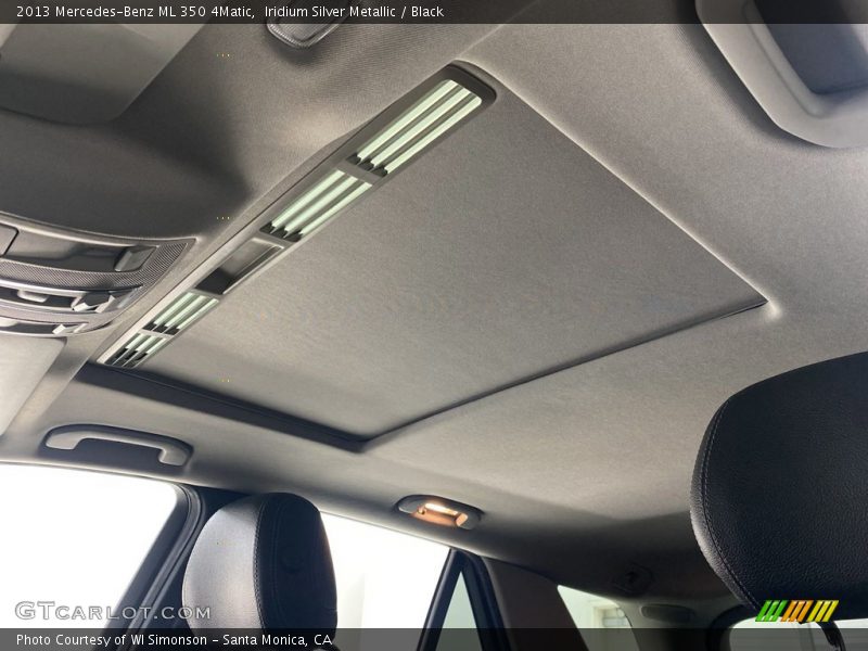 Iridium Silver Metallic / Black 2013 Mercedes-Benz ML 350 4Matic