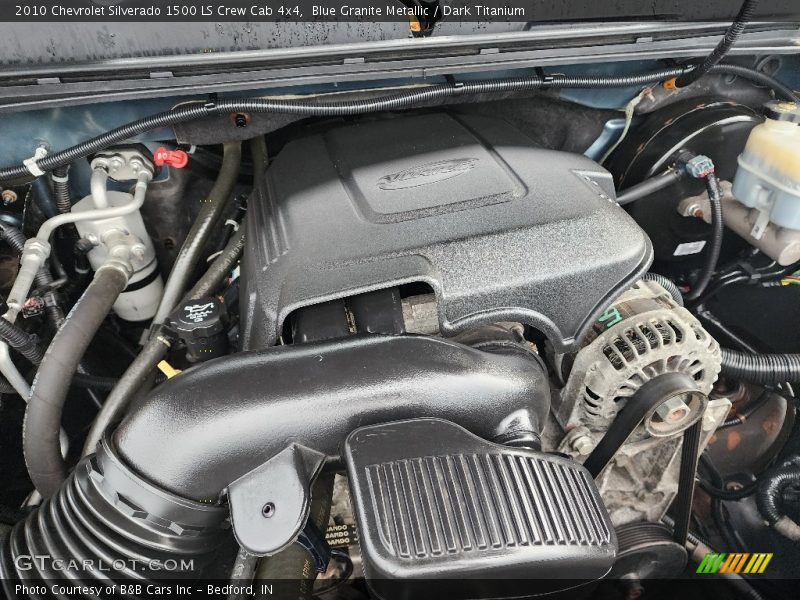 Blue Granite Metallic / Dark Titanium 2010 Chevrolet Silverado 1500 LS Crew Cab 4x4