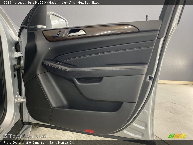 Iridium Silver Metallic / Black 2013 Mercedes-Benz ML 350 4Matic