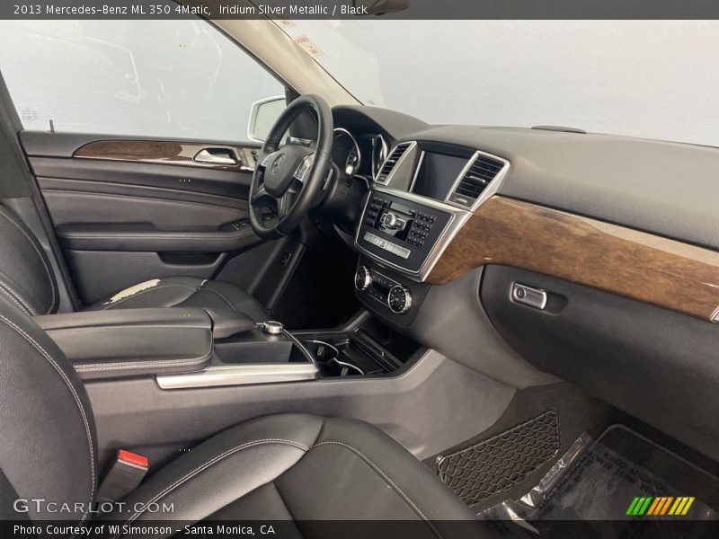 Iridium Silver Metallic / Black 2013 Mercedes-Benz ML 350 4Matic