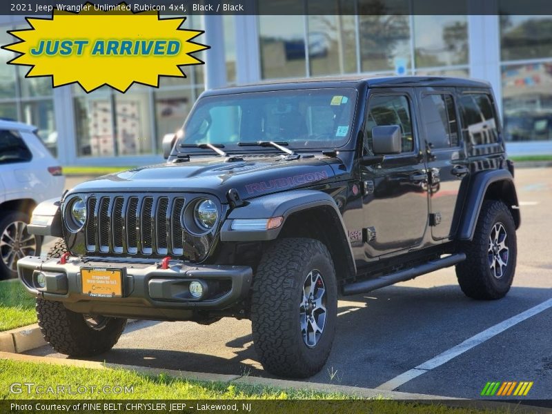 Black / Black 2021 Jeep Wrangler Unlimited Rubicon 4x4