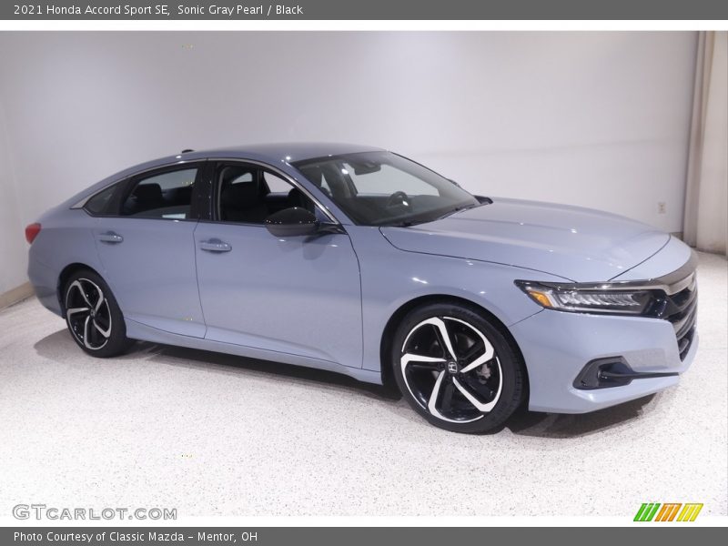 Sonic Gray Pearl / Black 2021 Honda Accord Sport SE