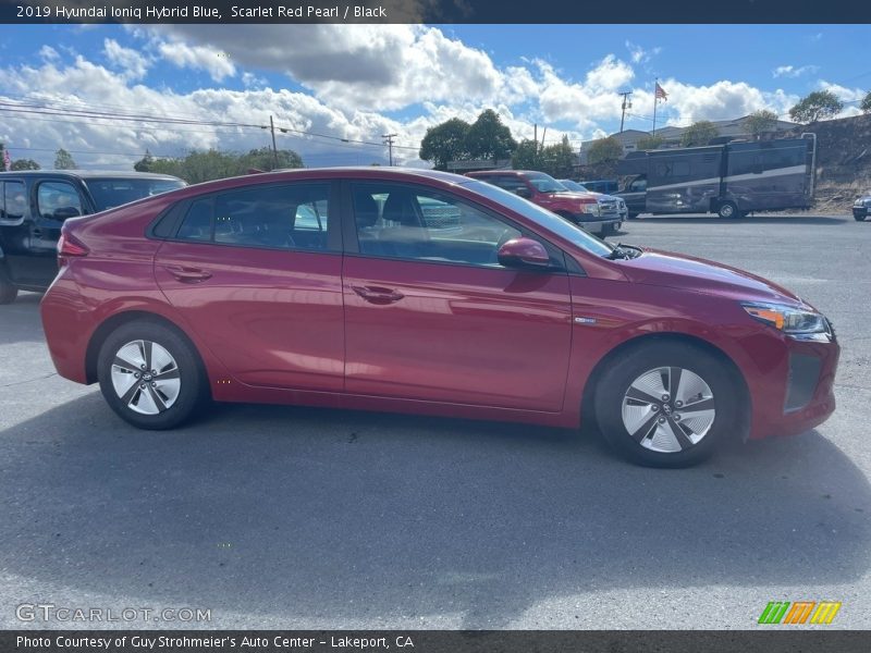 Scarlet Red Pearl / Black 2019 Hyundai Ioniq Hybrid Blue