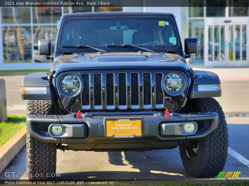 Black / Black 2021 Jeep Wrangler Unlimited Rubicon 4x4