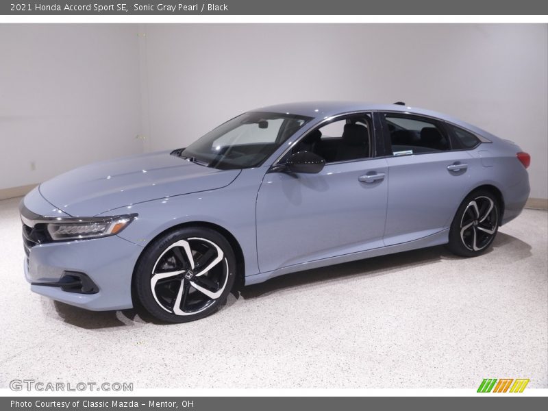 Sonic Gray Pearl / Black 2021 Honda Accord Sport SE