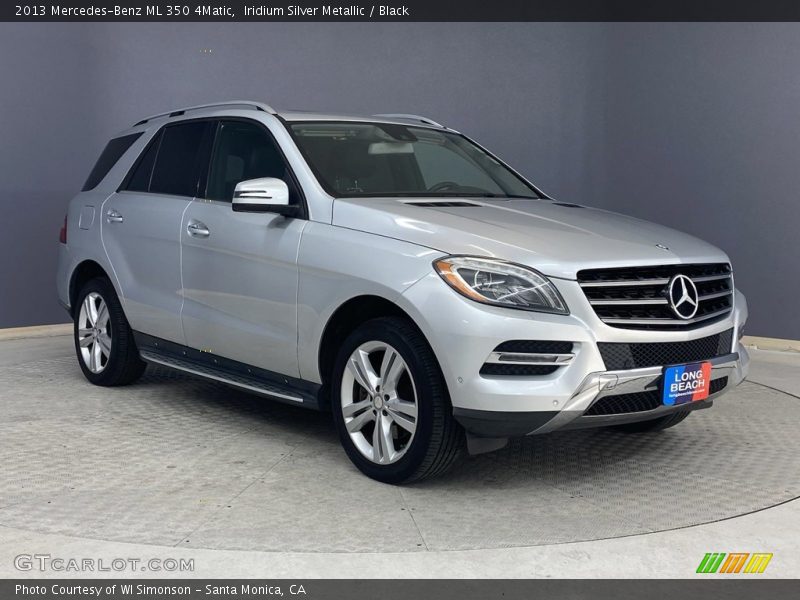 Iridium Silver Metallic / Black 2013 Mercedes-Benz ML 350 4Matic