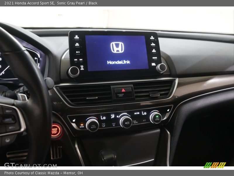 Sonic Gray Pearl / Black 2021 Honda Accord Sport SE
