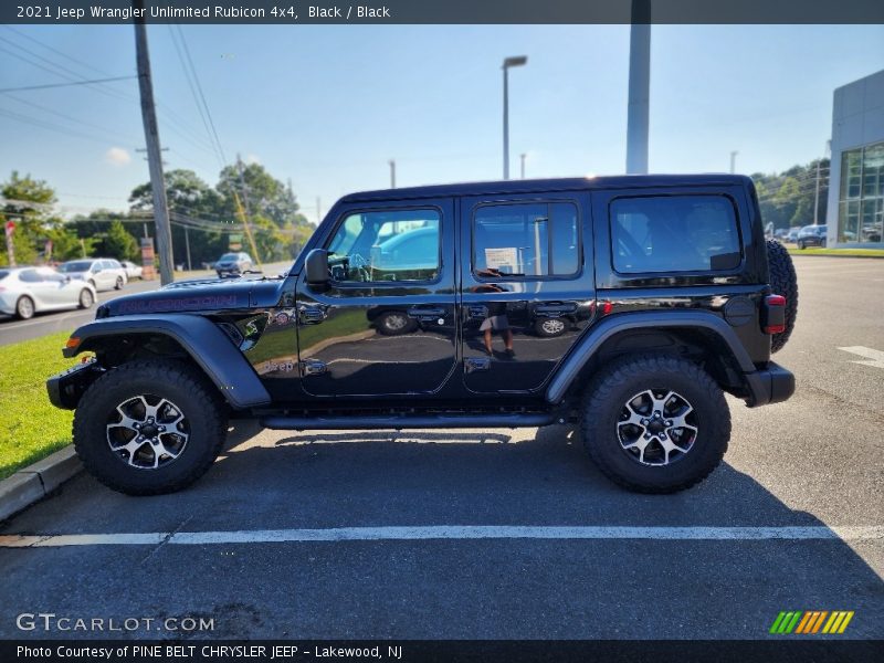 Black / Black 2021 Jeep Wrangler Unlimited Rubicon 4x4