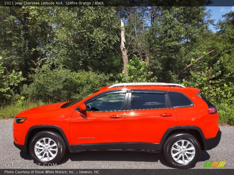 Spitfire Orange / Black 2021 Jeep Cherokee Latitude 4x4