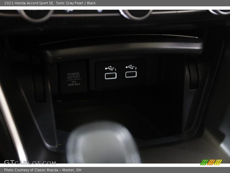 Sonic Gray Pearl / Black 2021 Honda Accord Sport SE