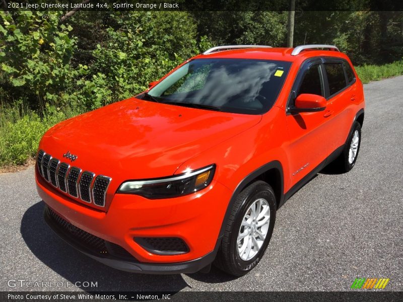 Spitfire Orange / Black 2021 Jeep Cherokee Latitude 4x4