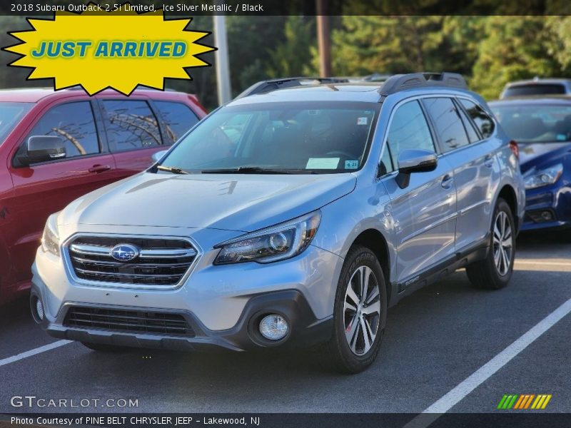 Ice Silver Metallic / Black 2018 Subaru Outback 2.5i Limited