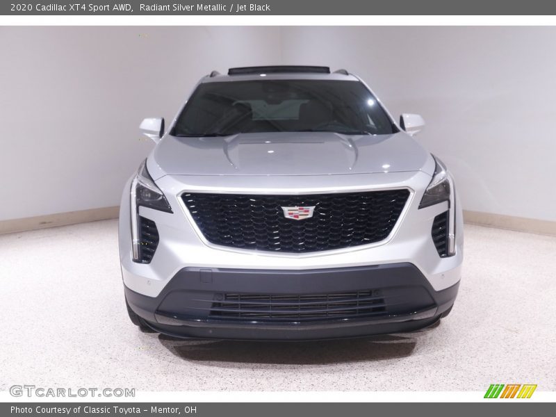 Radiant Silver Metallic / Jet Black 2020 Cadillac XT4 Sport AWD