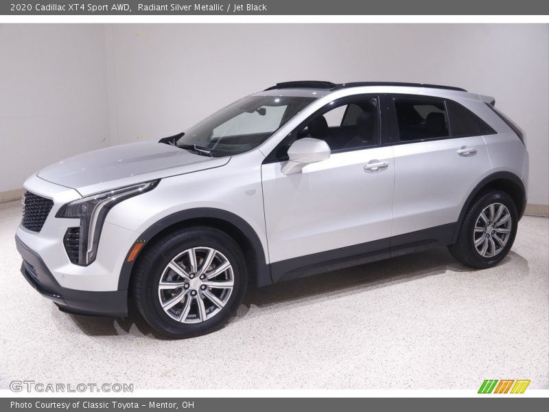 Radiant Silver Metallic / Jet Black 2020 Cadillac XT4 Sport AWD