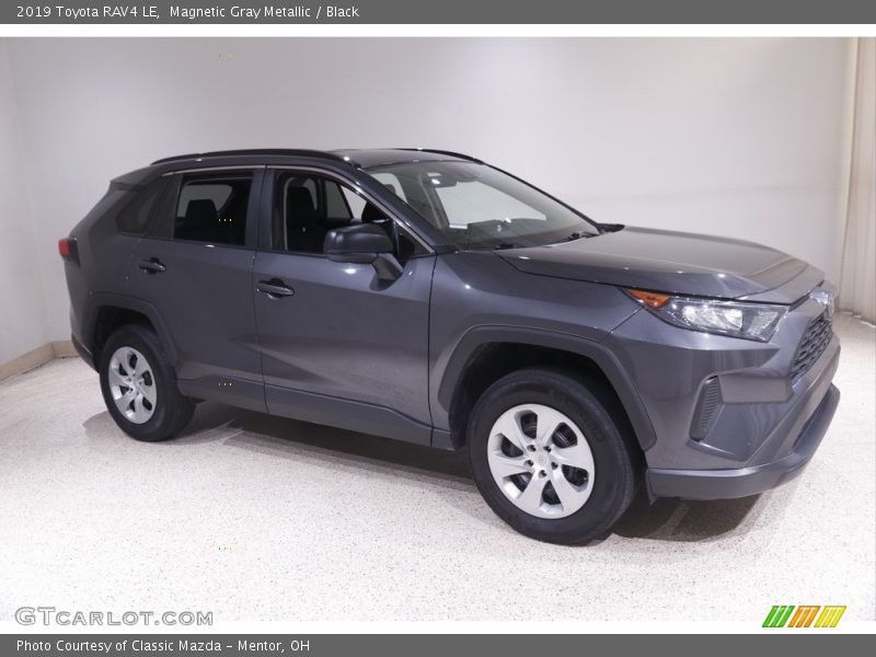 Magnetic Gray Metallic / Black 2019 Toyota RAV4 LE