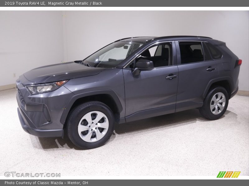 Magnetic Gray Metallic / Black 2019 Toyota RAV4 LE