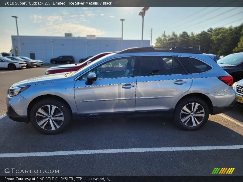 Ice Silver Metallic / Black 2018 Subaru Outback 2.5i Limited